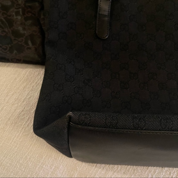 Gucci Black Canvas Tote - Picture 8 of 16
